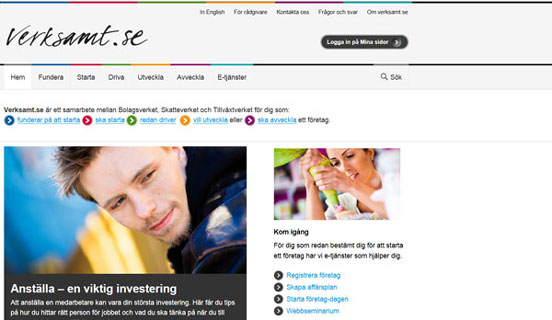Bild p&aring; Verksamhets webbplats funktionen uppgiftsl&auml;mnarservice